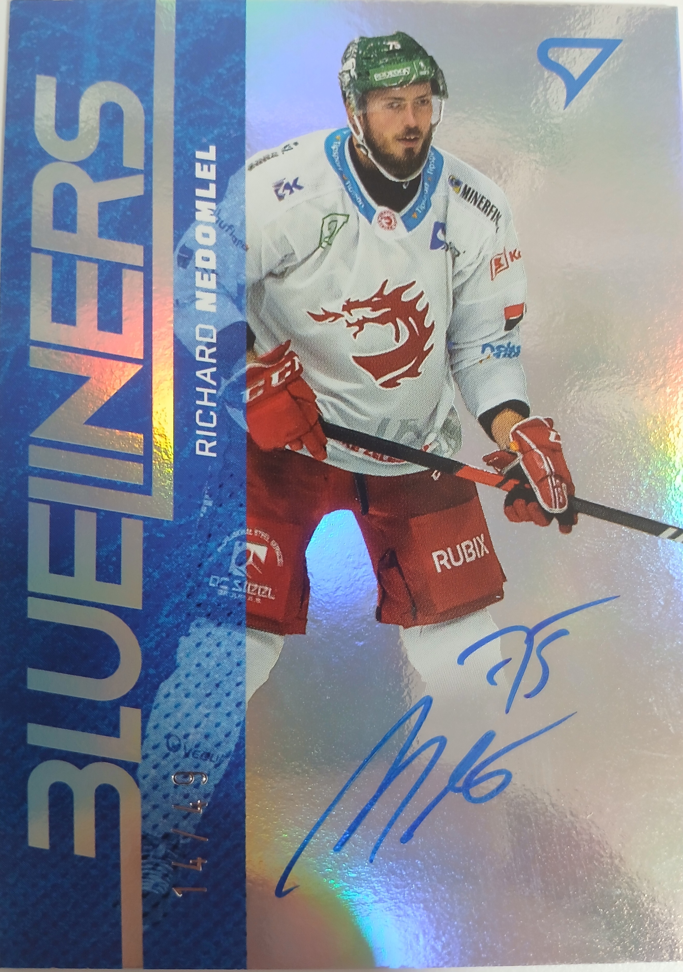 Blueliners signature x/49