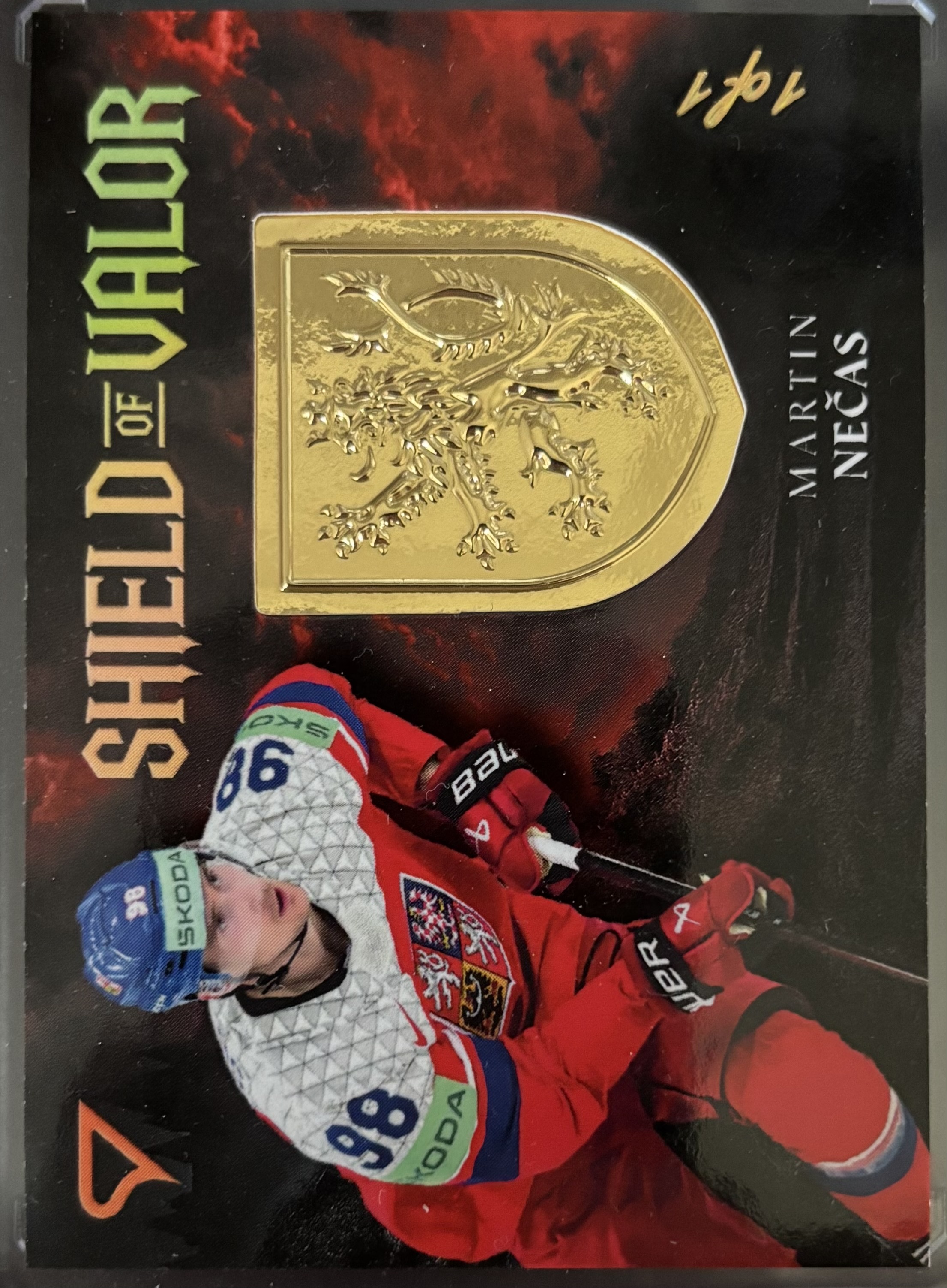 Shiled of Valor Amber Gold 1of1