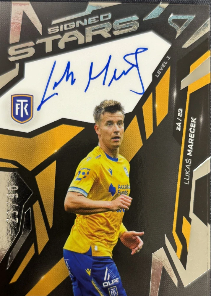 Mareček Lukáš Signed Star Level I xx/90 Chance liga 2026-2027