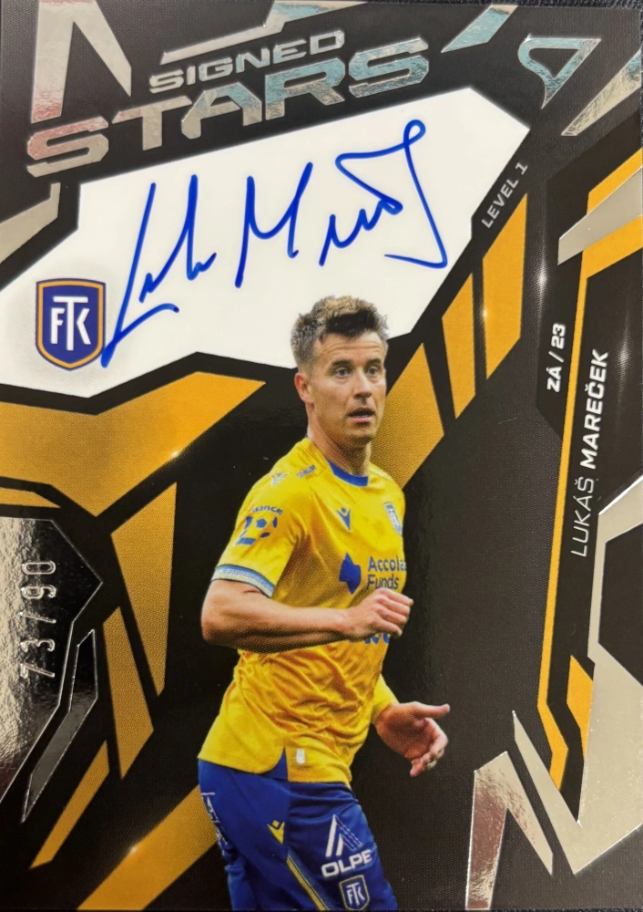 Mareček Lukáš Signed Star Level I xx/90 Chance liga 2026-2027