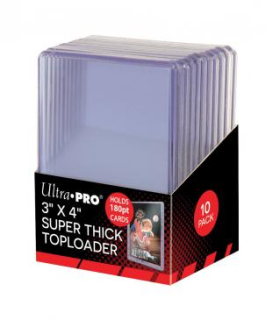 Ultra Pro 3x4 Super Thick Toploader 180pt-1ks