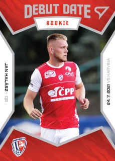 Halász Jan 21-22 Fortuna Liga Debut date rookie #5