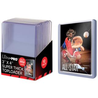Ultra Pro 3x4 Super Thick Toploader 260pt-balení 10ks