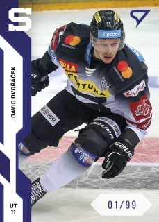 Dvořáček David Tipsport extraliga 22/23 blue#27 80/99