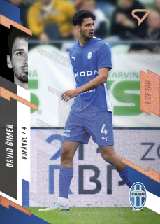 Šimek David 23-24 Fortuna Liga #106 Parallel  copper 1of100