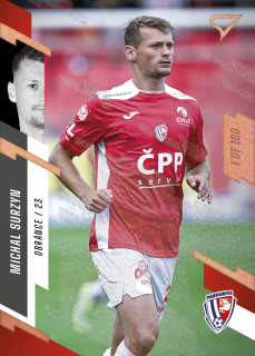 Surzyn Michal 23-24 Fortuna Liga #166 Parallel  copper 1of100