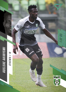 Akinyemi Adeleke 23-24 Fortuna Liga #195 Parallel  green 1of60