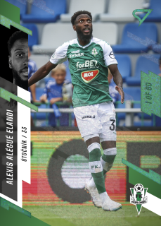 Elandi Alexis Alégué 23-24 Fortuna Liga #159 Green Parallel 1of60