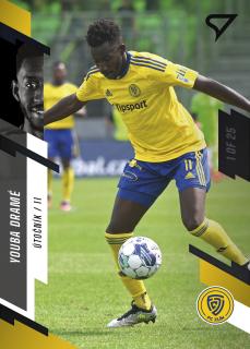 Dramé Youba 23-24 Fortuna Liga #183 Parallel  black 1of25