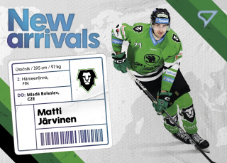 Jarvinen Matti New Arrival Tipsport extraliga 23/24 #14