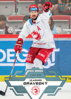 Dravecký Vladimír blue parallel 1of95 Tipsport extraliga 23/24 #10
