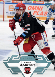 Zachar Marek blue parallel 1of95 Tipsport extraliga 23/24 #36
