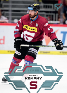 Kempný Michal blue parallel 1of95 Tipsport extraliga 23/24 #76