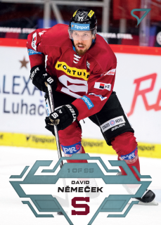 Němeček David blue parallel 1of95 Tipsport extraliga 23/24 #80