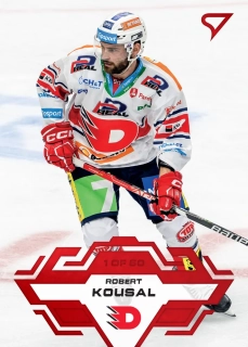 Kousal Robert Red Parallel Tipsport extraliga 23/24 #48