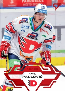 Paulovič Matěj Red Parallel Tipsport extraliga 23/24 #50