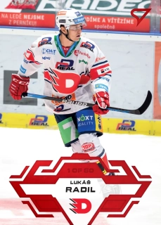 Radil Lukáš Red Parallel Tipsport extraliga 23/24 #51