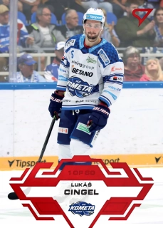 Cingel Lukáš Red Parallel Tipsport extraliga 23/24 #117