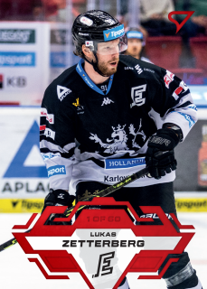 Zetterberg Lukas Red Parallel Tipsport extraliga 23/24 #162