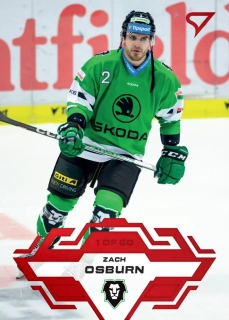 Osburn Zach Red Parallel Tipsport extraliga 23/24 #168