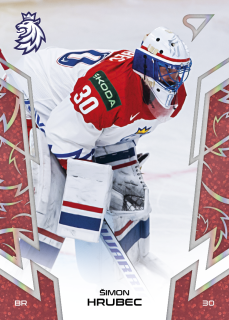 Hrubec Šimon hokejové česko red parallel #1