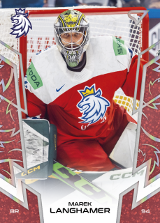Langhamer Marek hokejové česko red parallel #3