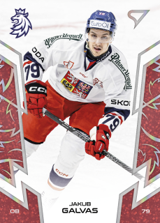 Galvas Jakub hokejové česko red parallel #9