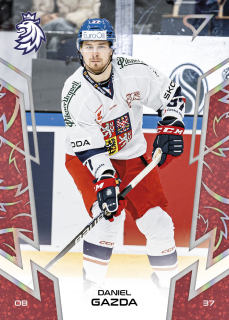 Gazda Daniel hokejové česko red parallel #10