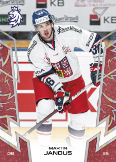 Jandus Martin hokejové česko red parallel #13