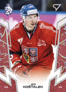 Košťálek Jan hokejové česko red parallel #17