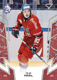 Král Filip hokejové česko red parallel #18