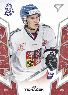 Ticháček Jiří hokejové česko red parallel #23