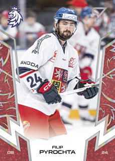 Pyrochta Filip hokejové česko red parallel #22