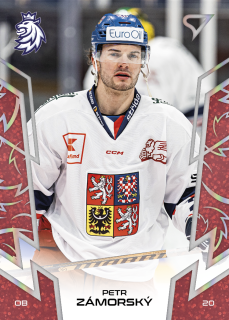 Zámorský Petr hokejové česko red parallel #25