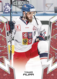 Filippi Tomáš hokejové česko red parallel #31
