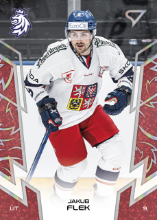 Flek Jakub hokejové česko red parallel #32