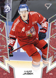 Jašek Lukáš hokejové česko red parallel #37