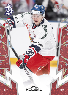 Kousal Pavel hokejové česko red parallel #41