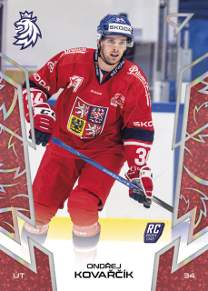 Kovarčík Ondřej hokejové česko red parallel #44
