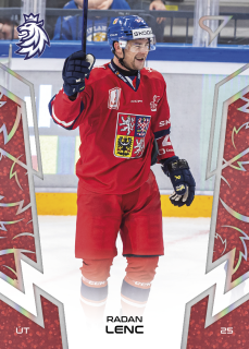 Lenc Radan hokejové česko red parallel #47