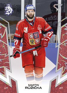 Růžička Martin hokejové česko red parallel #51