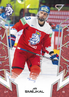 Smejkal Jiří hokejové česko red parallel #55