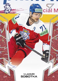 Sobotka Vladimír hokejové česko red parallel #56