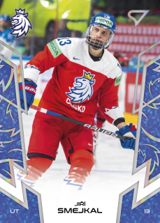 Smejkal Jiří hokejové česko blue parallel #55