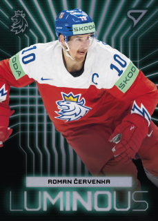 Červenka Roman hokejové česko Luminous silver #14