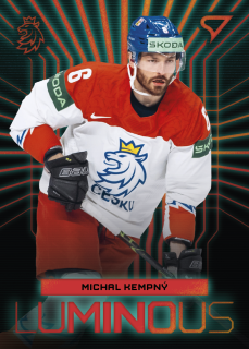 Kempný Michal hokejové česko Luminous red #8