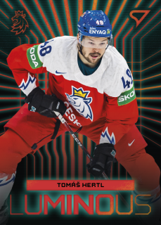 Hertl Tomáš hokejové česko Luminous red #15