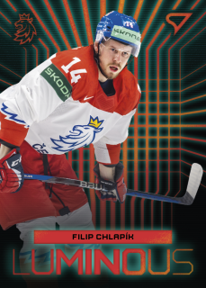 Chlapík Filip hokejové česko Luminous red #17