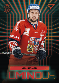 Kovář Jan hokejové česko Luminous red #20