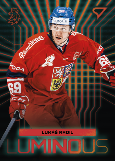 Radil Lukáš hokejové česko Luminous red #23